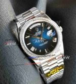 Noob Factory Rolex Day Date II Blue Ombre Roman Face 40mm Gain Weight Replica Watch